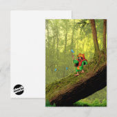 Remerciements Carte Papillon Bleu de Mighty Nizz (Devant / Derrière)