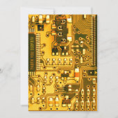 Remerciements Carte PCB jaune, circuit imprimé de pièces électro (Devant)