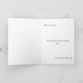 Remerciements carte photo d'anniversaire de 8 ans pour Mariage (Intérieur)