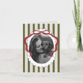 Remerciements Carte pliée photo de Noël pour animal de compagnie (Devant)