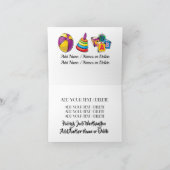 Remerciements Carte pour notes de jouets pour bébés (Intérieur)