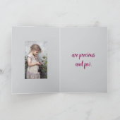 REMERCIEMENTS CARTE PRÉCIEUSE ET PEU DE CARTE D'AMITIÉ (Intérieur)