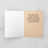 Remerciements Carte principale de retour à l'école (Intérieur)