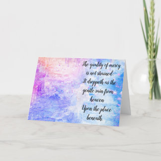 Remerciements Carte "Qualité de grâce"