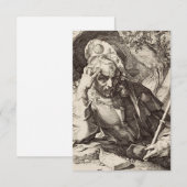 Remerciements Carte Sainte de dévotion Saint Jacques le Grand Go (Devant / Derrière)