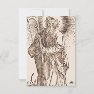 Remerciements Carte Sainte de Saint Jacques le Mineur
