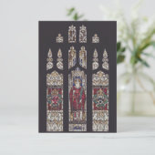 Remerciements Carte Sainte de Saint Polycarp vitrail (Debout devant)