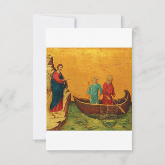 Remerciements Carte Sainte Icône Orthodoxe de l'Appel de Pierre 