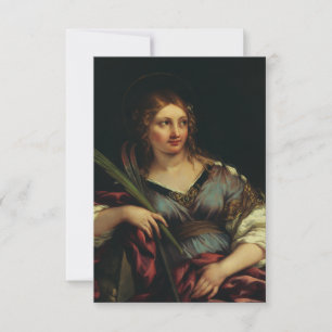 Remerciements Carte Sainte Martine de Rome Graphique