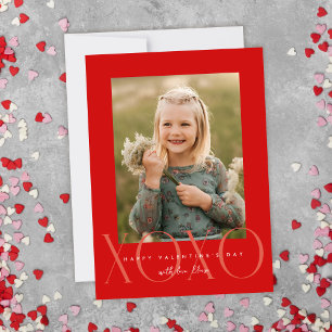Remerciements Carte Valentine de la salle de classe XOXO
