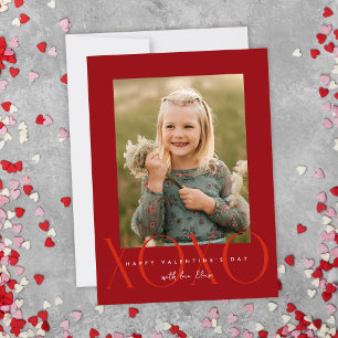 Remerciements Carte Valentine de la salle de classe XOXO