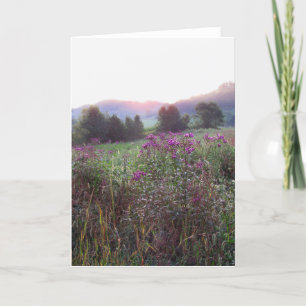 Remerciements Carte vierge de matin de prairie