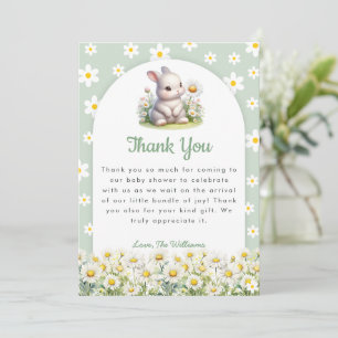 Remerciements C'est un garçon Teddy Bear Baby shower Carte de re
