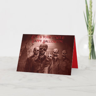Remerciements C'est votre carte de Halloween familiale