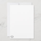 Remerciements Chat d'anniversaire dans l'espace carte de voeux (Dos)