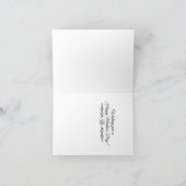 Remerciements Chien de jour et carte florale (Intérieur)