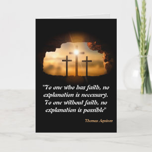 Remerciements Citation De Saint Thomas D'Aquin Sur La Carte De P