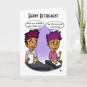 Remerciements Coincé Dans La Carte De Voeux Au Crayon