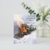 Remerciements Collection de carte de voeux de Noël de Noël (Debout devant)