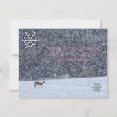 Remerciements Collection de carte de voeux de Noël de Noël (Dos)