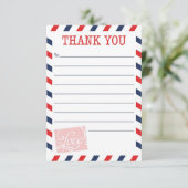 Remerciements Collection rouge de service postal de carte de (Debout devant)