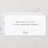 Remerciements COMMANDE D'IMPRESSION Carte panoramique de 8 x 4 p (Devant)