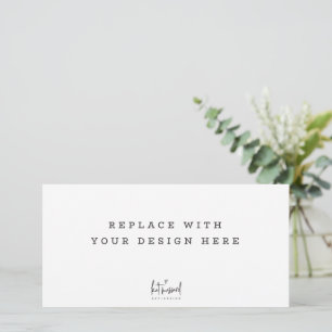 Remerciements COMMANDE D'IMPRESSION Carte panoramique de 8 x 4 p