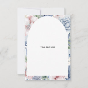 Remerciements Créez votre propre carte de remerciement florale p
