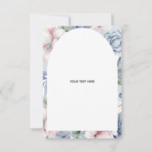 Remerciements Créez votre propre carte de remerciement florale p