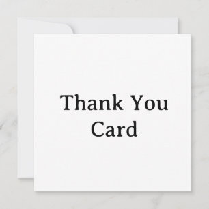 Remerciements créez votre propre carte de remerciement simple 5,