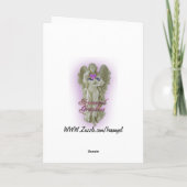 Remerciements Daffodiles sur blanc blanc blanc blanc carte de re (Dos)