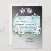 Remerciements de l'enseignant Carte Merci (Devant)