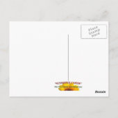 REMERCIEMENTS DE SUNFLOWER ~ Carte postale (Dos)