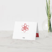 Remerciements Des forces attractives dans la Carte de remercieme (Dos)