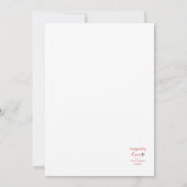 Remerciements Doodle Robins Golden Tree Carte de Noël (Dos)