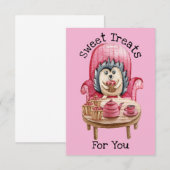 Remerciements Douceurs Pour Vous - Carte de la Saint-Valentin au (Devant / Derrière)