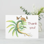 Remerciements Dragon de Milkweed et monarques - carte de (Debout devant)