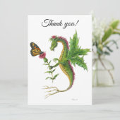 Remerciements Dragon et monarque Butterfl - carte de (Debout devant)
