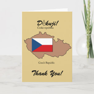 Remerciements Drapeau et carte de la République tchèque Carte de