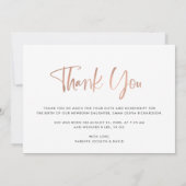 Remerciements | Élégant Faire-part de naissance ph (Dos)