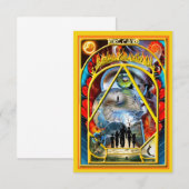 Remerciements Élément de conception de carte d'incendie (Devant / Derrière)