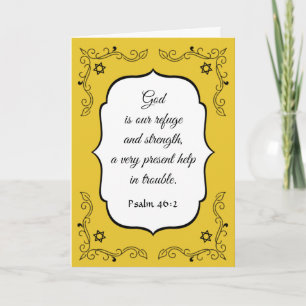 Remerciements Encouragement florissant Bible Verse Carte de symp