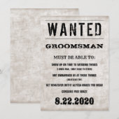 Remerciements Épouser la carte nuptiale de proposition de (Devant / Derrière)