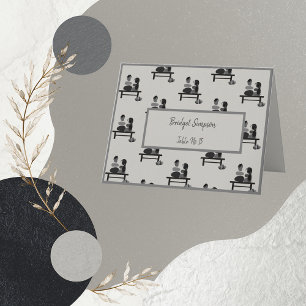 Remerciements Eternal Stone couple Boho invité carte de siège