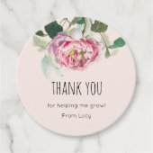 Remerciements | Étiquettes Cadeau enseignant (Devant)