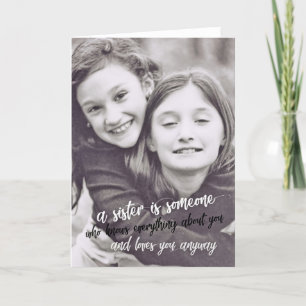 Remerciements ÊTRE SOEURS Carte de voeux