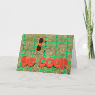 Remerciements être une carte de voeux cool