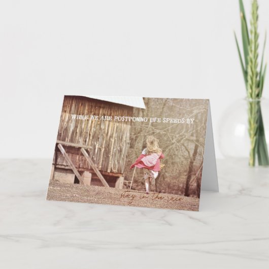 Remerciements EXÉCUTEZ EMILY, EXÉCUTEZ ! Carte de vœux (Devant)