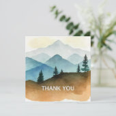 Remerciements Expression de douleur funéraire Carte de remerciem (Debout devant)