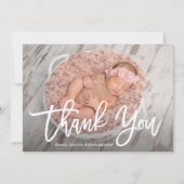 Remerciements | Faire-part de naissance photo de s (Devant)